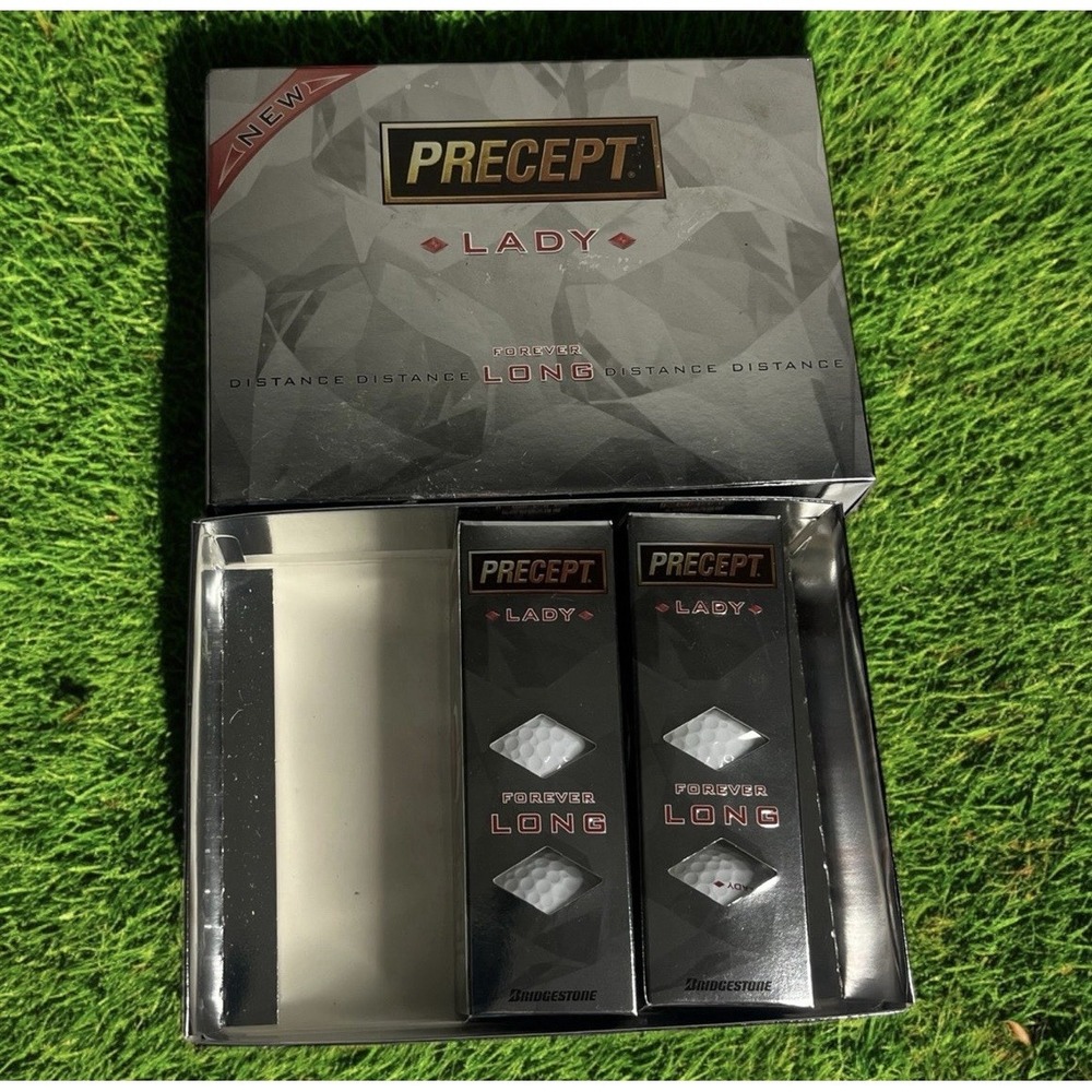 Precept Lady Forever Long Lady Golf Balls White 2 sleeves  6 Balls *Read